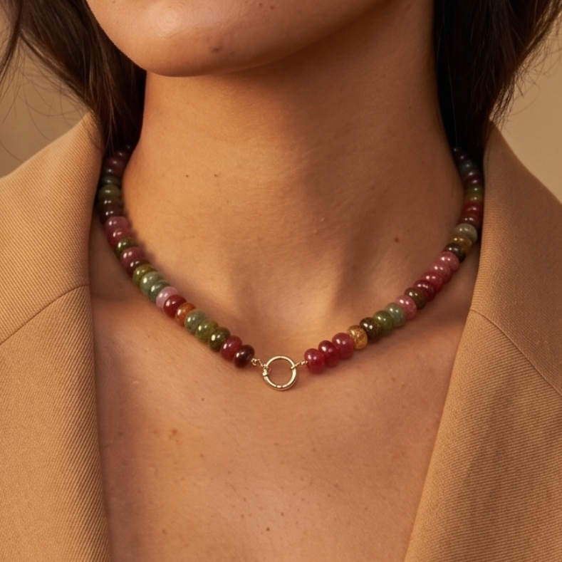 Vex Beaded Multicoloured Necklace